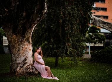 Maternidad de Sesión de maternidad Paola en espera de Julieta