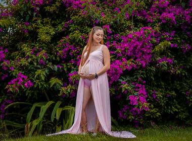 Maternidad de Sesión de maternidad Kelly en espera de María Victoria 