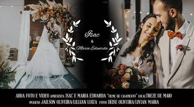 Casamentos de Filme de Casamento Isac e Maria Eduarda