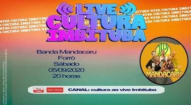 Lives de Cultura Ao Vivo Imbituba Banda Mandacaru