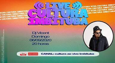 Lives de  Cultura Ao Vivo Imbituba  Dj Vicente