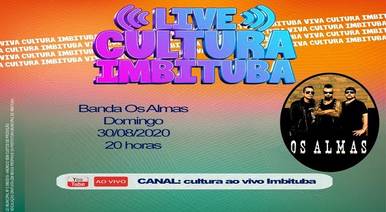Lives de Cultura Ao Vivo Imbituba Banda Os Almas