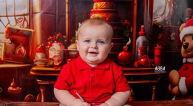 Temático Studio de Ensaio de Natal do Lorenzo