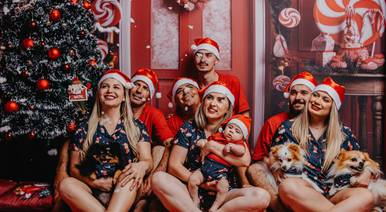 Temático Studio de Natal Familia Linda da Ingrid