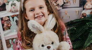 Infantil de Sessão de Páscoa Luiza 