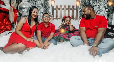 Temático Studio de Ensaio de Natal Da Família Linda da Maiane e do Walter 