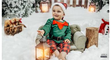 Temático Studio de Ensaio Natal Vanderlei+Barbara=Familia