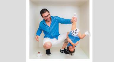 Mini Ensaio Infantil de Ensaio Dia dos Pais Laurinha