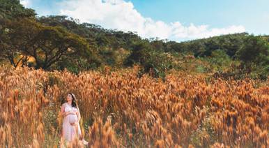 Ensaio Gestante de Ensaio ao ar livre