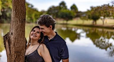 Casal de Roberta e Alexandre