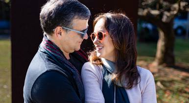 Casal de Flávia e Felipe