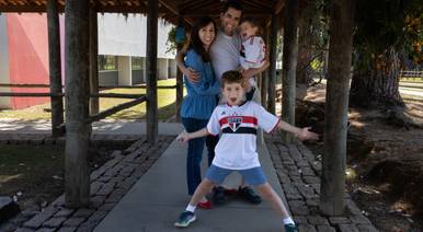 Família de Gabi, Felipe, Noha e Nick 