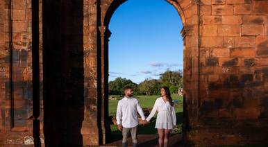 ensaio de Gabi e Gian