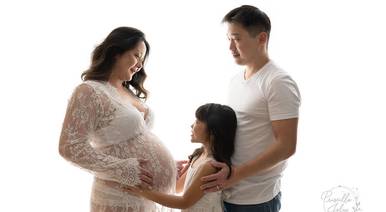 Gestante de Fotografia, memórias de família