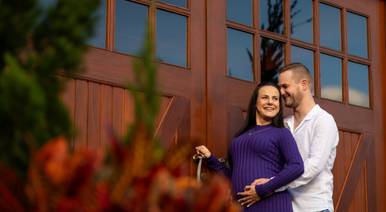 Gestante de Vandréia + Tonho = João