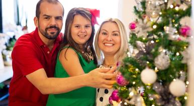 Família de Natal da Laura em Família