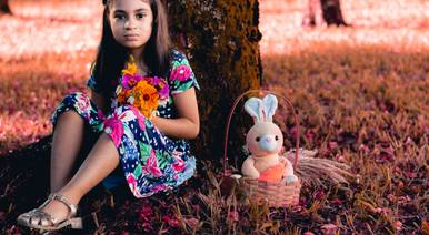 Ensaio Infantil de Ensaio Linda Lili..