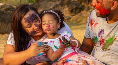 Ensaio Infantil de Smash the Paint - Manu