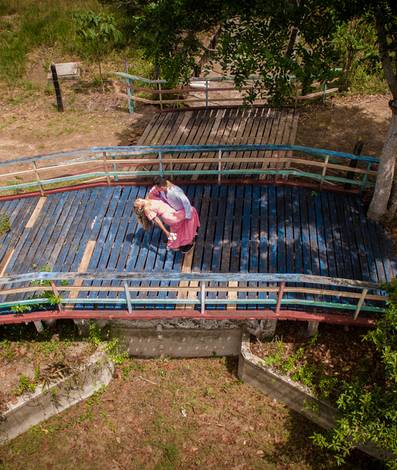 Insaio de casal de Michelle e Léo