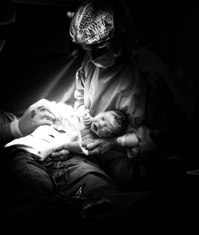 Partos de Matteo -  primeiros minutos. 