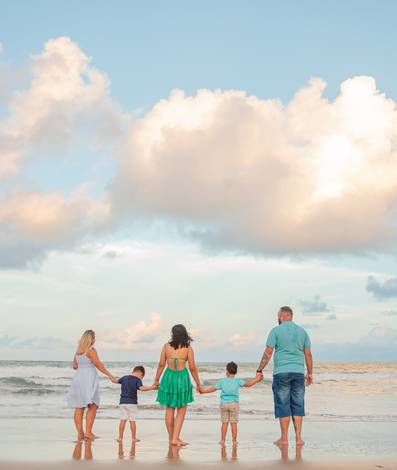 Ensaio Família de Ensaio Externo na praia do Paiva