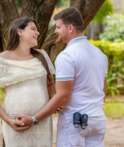 Ensaio Gestante de A espera de Ícaro