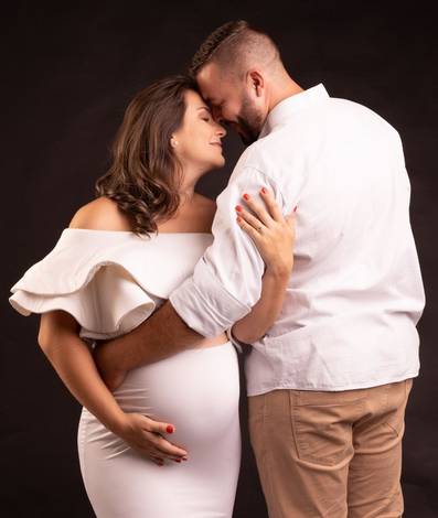 Gestante de Adriele & Douglas à espera da Clara