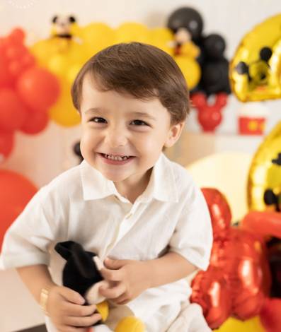 Tá de Parabéns infantil de Theo - 2 anos 