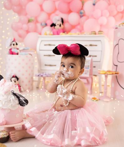 Smash the cake  de Mariana - 1 ano