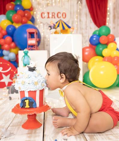 Smash the cake  de Santiago - 1 ano