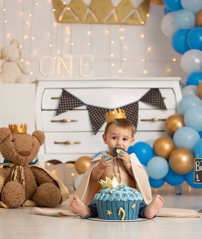 Smash the cake  de Bernardo - 1 ano 