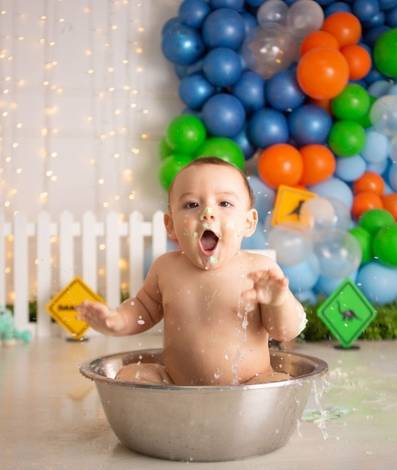 Smash the cake  de Pedro - 1 ano