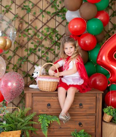 Tá de Parabéns infantil de Maria - 4 anos