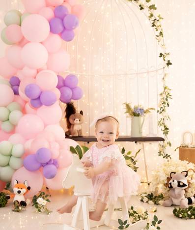 Smash the cake  de Aurora - 1 ano