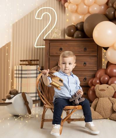 Tá de Parabéns infantil de Davi Luca - 2 anos