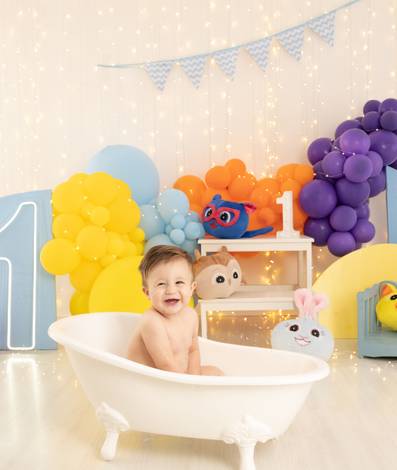 Smash the cake  de João - 1 ano