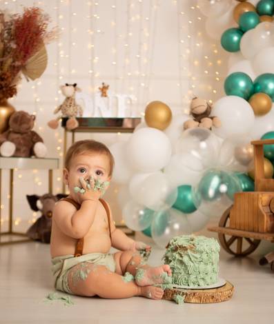 Smash the cake  de Davi - 1 ano