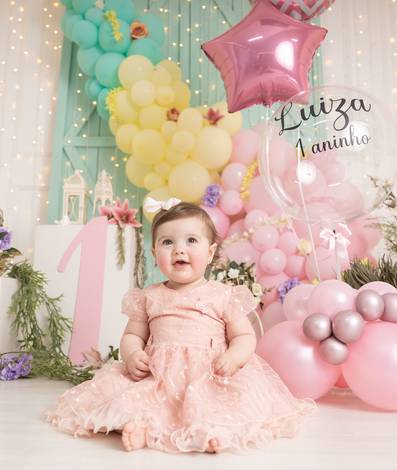 Smash the cake  de Luiza - 1 ano