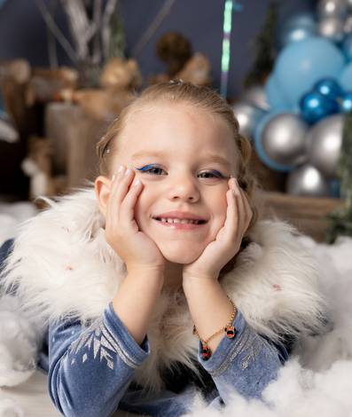 Tá de Parabéns infantil de Sarah - 4 anos 