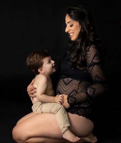 Gestante de Pamela à espera de Lucas 