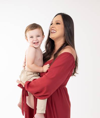 Gestante de Arieli à espera da Isabele