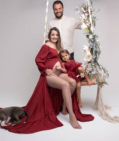Gestante de Barbara & Fernando à espera do Eduardo 
