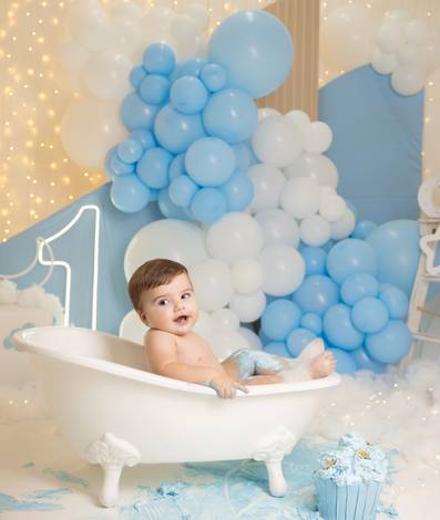 Smash the cake  de Guilherme 1 ano 