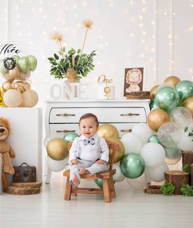 Smash the cake  de Théo - tema Leaozinho