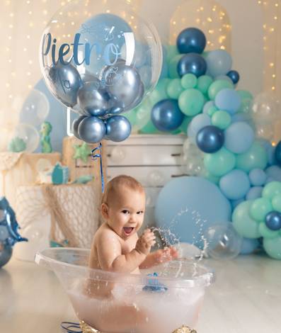 Smash the cake  de Pietro 1ano - tema fundo do mar