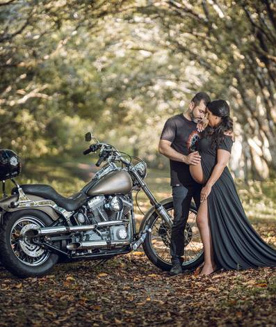 Gestante de Marcelle + Laerto á espera de Joaquim