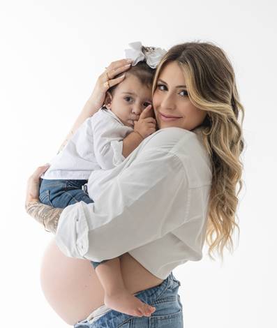 Gestante de Ana Laura + Willian = Lucca 