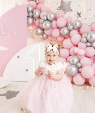 Smash the cake  de Martina 1 ano - Estrelas