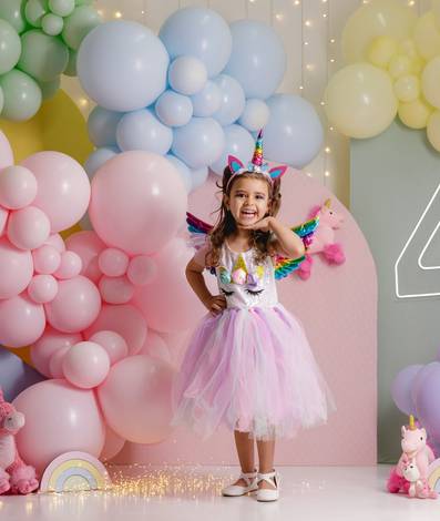 Tá de Parabéns infantil de Isadora - 4anos