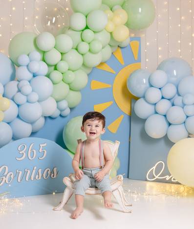 Smash the cake  de Matteo 1 ano - 365 sorrisos